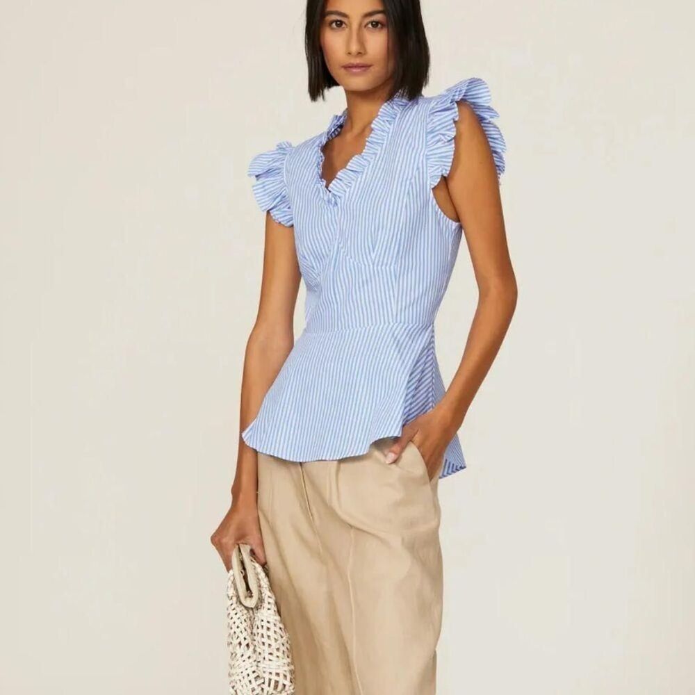 TOME Flutter Sleeve Top